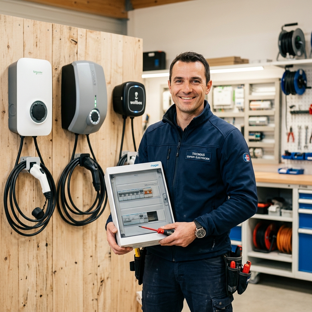 Installateur electricien expert qualifie IRVE